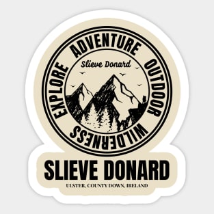 Slieve Donard Mountain, Ireland Mountains Sticker